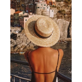 Summer Straw Sun Hat For Women Wide Brim Beach Hats UV Protection Hat Wholesale
